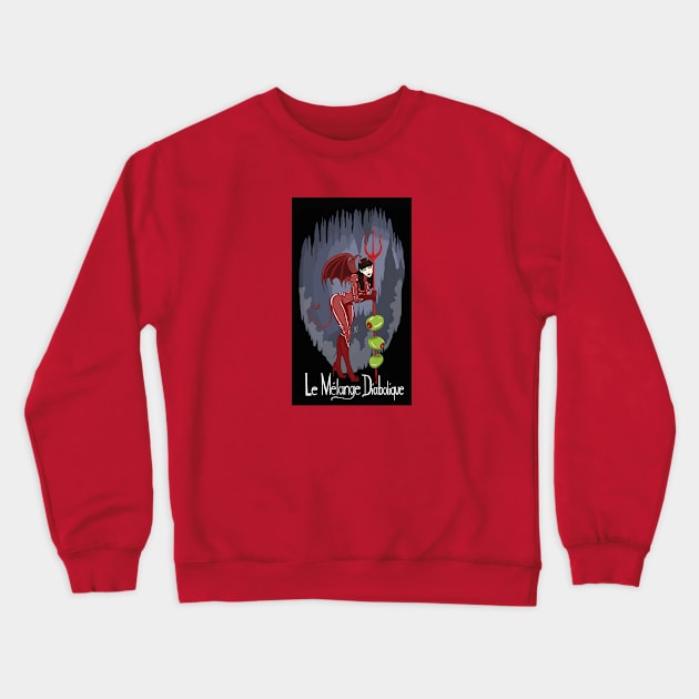 Le Mélange Diabolique Crewneck Sweatshirt by adamtyberius